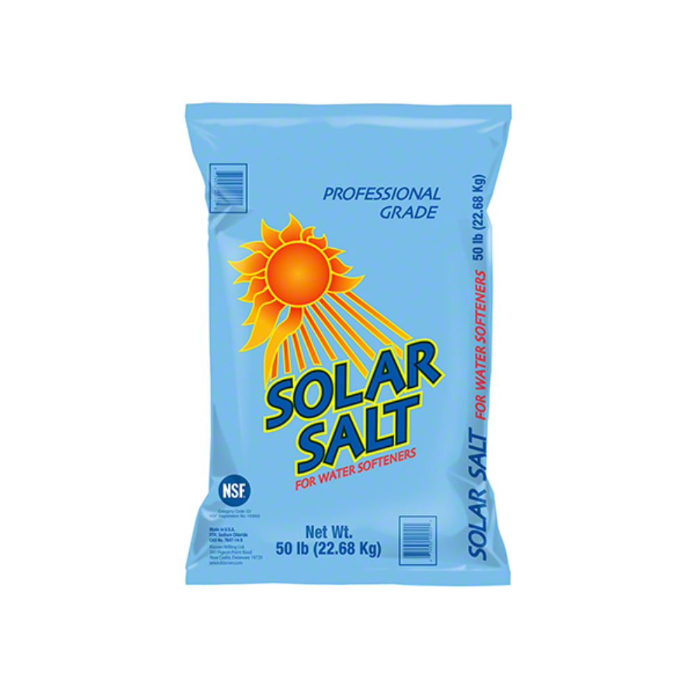 Kissner White Water Softener Solar Salt (50 lbs.)